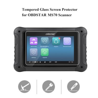 Tempered Glass Screen Protector for OBDSTAR MS70 Scanner